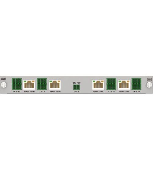 ВЫХОДНАЯ HDBT бесподрывная плата модульного матричного коммутатора Digis MMA2-O4-S4K-BT150