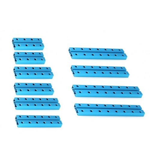Ресурсный набор коротких балок Short Beam 0824 Robot Pack-Blue