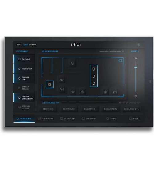 Панель настенная iRidi 10" Touch Panel P10