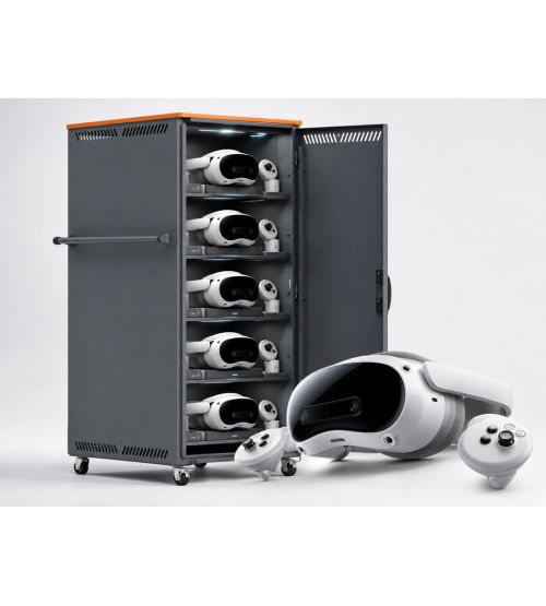 Автономный VR шлем Pico 4 Ultra + Система хранения и зарядки VR Гарнитур